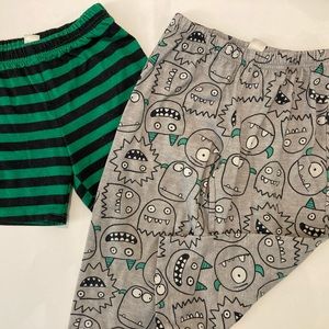 Toddler Pajama Bottom Bundle (Shorts and Pants)